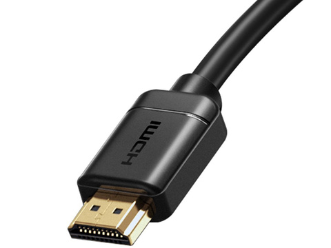 Kabel Baseus HDMI 2.0, 4K 60Hz, 3D, HDR, 18Gbps, 1m černý