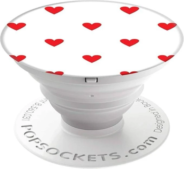 Uchwyt PopSockets - Serce składany uchwyt i stojak do telefonów i tabletów