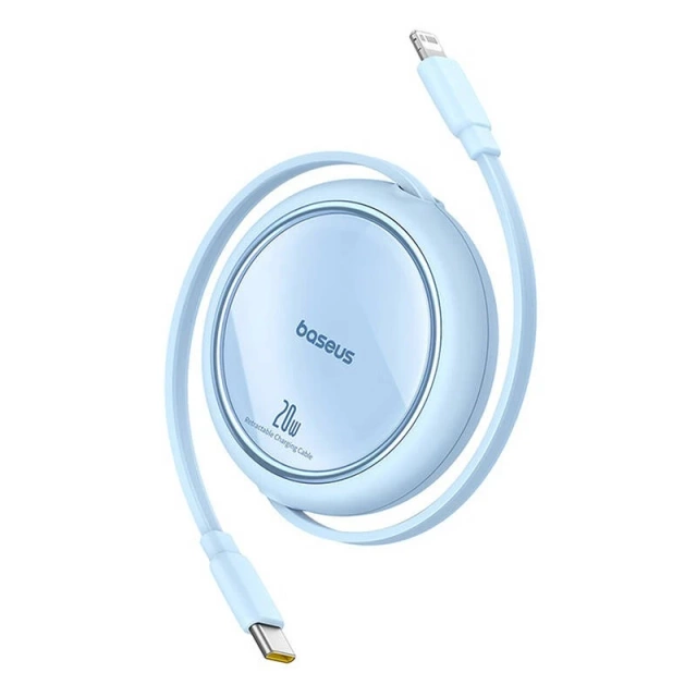 USB-кабель Baseus Free2Pull USB-C - iP 20 Вт 1 м (синій)