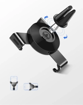 UGREEN gravitační držák do auta pro ventilaci šedý (50564)