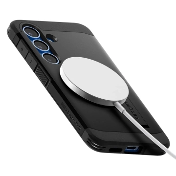 Чохол для Samsung Galaxy S25 Black Spigen Tough Armor MagSafe