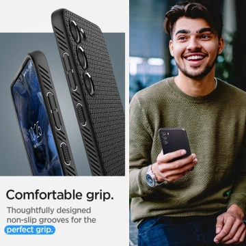 Etui na telefon Spigen Liquid Air do Samsung Galaxy S23  Plus Matte Black