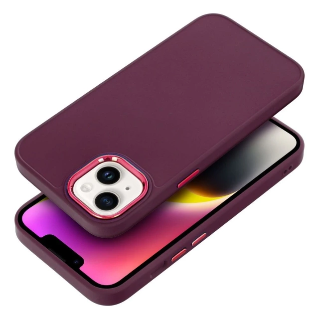 Etui futerał FRAME do Apple iPhone 15 fioletowy