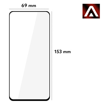 Alogy Full Glue case friendly glass для Realme GT 5G Black