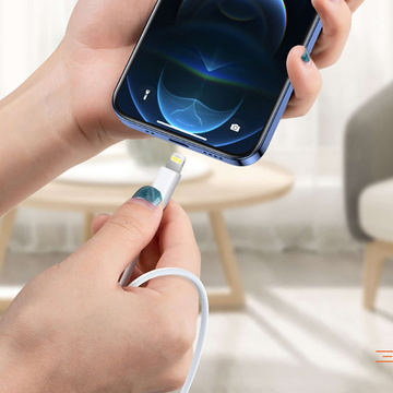 Кабель 100 см USB-C для Lightning PowerDelivery для Apple iPhone USB-кабель для зарядки даних PD 20 Вт Білий