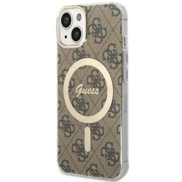 Etui Guess GUHMP14SH4STW pro iPhone 14 6,1" pevný obal 4G MagSafe