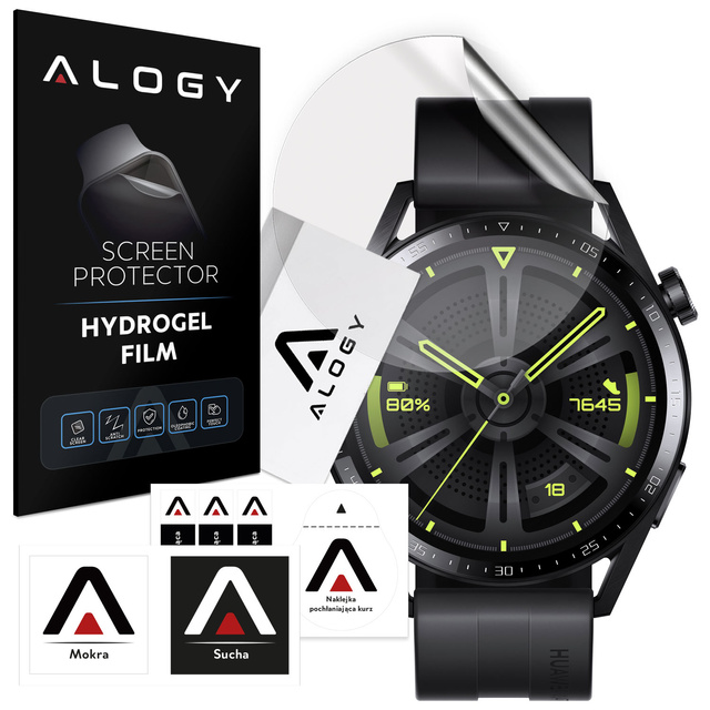 Protective film Hydrogel hydrogel Alogy for Huawei Watch GT 3 smartwatch (46mm)