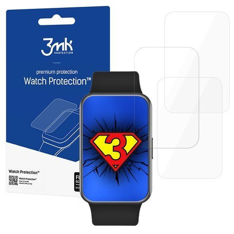 Screen Folder x3 3mk Watch Protection pro Huawei Watch Fit