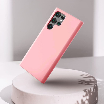 Захисний чохол для телефону Alogy Thin Soft Case для Samsung Galaxy S22 Ultra Pink