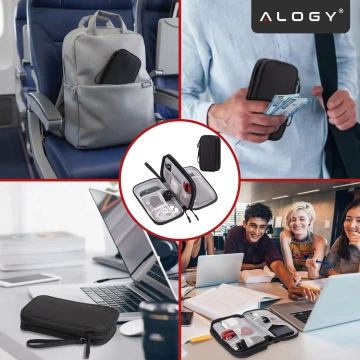 Ochranné puzdro na notebook, MacBook Air Pro 13,3" Alogy Hard Foam Bag pre 13-14" notebooky čierne