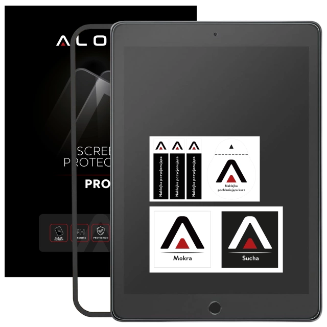 Матове загартоване скло для Apple iPad 10.2 Gen. 7/8/9 Alogy Matte Paper-like захисне скло з монтажною рамкою