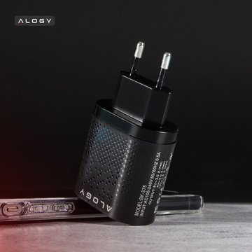 Швидкий зарядний пристрій Alogy 4x USB Quick Charge 3.0 2,4 A, чорний