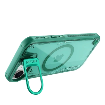 iPhone 16e Case Nillkin Iceblade MagSafe Stand Green