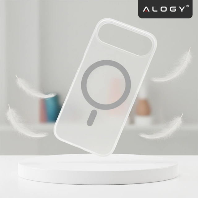 Etui do Apple iPhone 17 Air – matowa obudowa do MagSafe z ochroną obiektywu, smukłe i odporne na zarysowania, idealne dopasowanie – Alogy Skinny MatteCase™ Białe