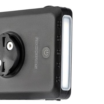 Lampka Rockbros JP008 150 lm + powerbank 5000 mAh IPX6 pod licznik – czarna