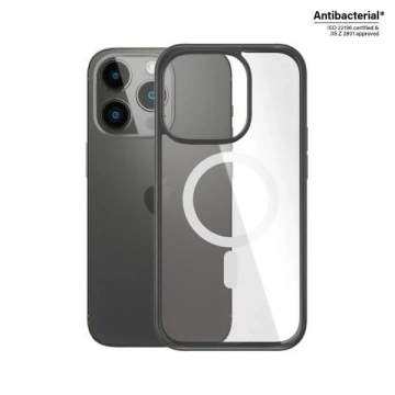 Etui PanzerGlass ClearCase MagSafe для iPhone 14 Pro 6,1" Antibacterial czarny/black 0414