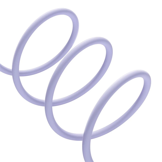 Kabel Baseus Pudding 100W USB-A – USB-C 2 m fioletowy