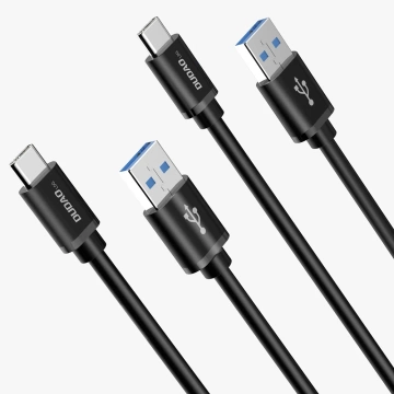 Dudao kábel USB kábel - USB Type C Super Fast Charge 1 m čierny (L5G-Black)