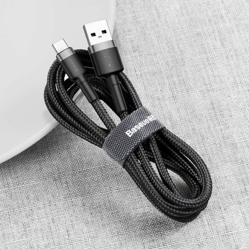 Kábel Baseus Kabel USB-C Typ C 2A 3m sivý