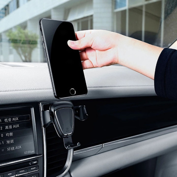 Baseus gravitational car phone holder Black