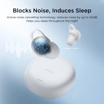 Slúchadlá TWS Joyroom JR-TS2 Cozydots Series ANC Bluetooth 5.3 – biele