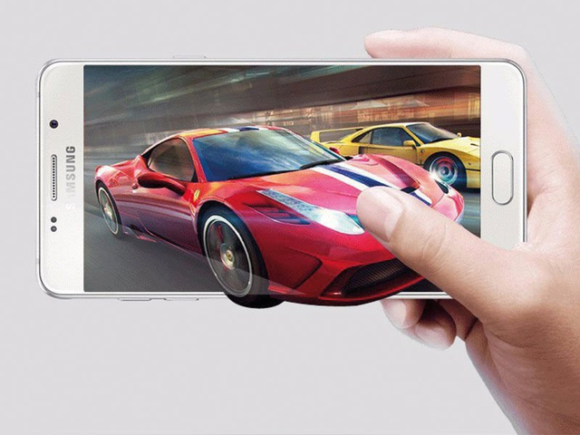 Celoobrazovkové tvrzené sklo Samsung Galaxy A5 2016 Pink