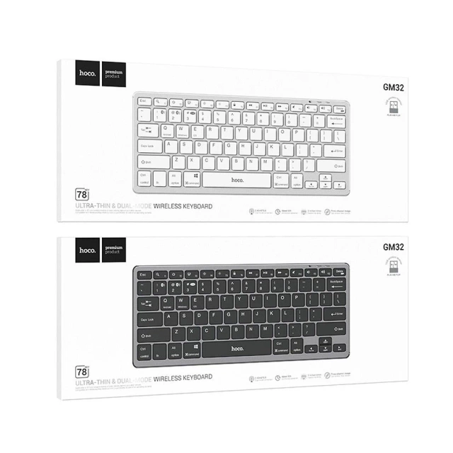 EOL HOCO Wireless QWERTY Keyboard GM32 Black