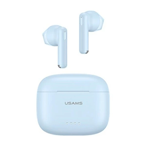 Słuchawki Bluetooth 5.3 USAMS TWS US Series Dual mic bezprzewodowe niebieskie/blue BHUUS03