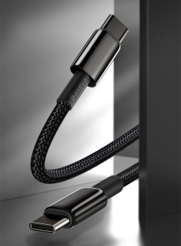 Baseus USB Type C - USB Type C kábel Napájanie Rýchle nabíjanie 100 W 5A 2m čierna (CATWJ-A01)