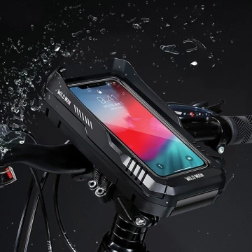 Brašna na riadidlá Wildman FK4, vodotesná, čierna