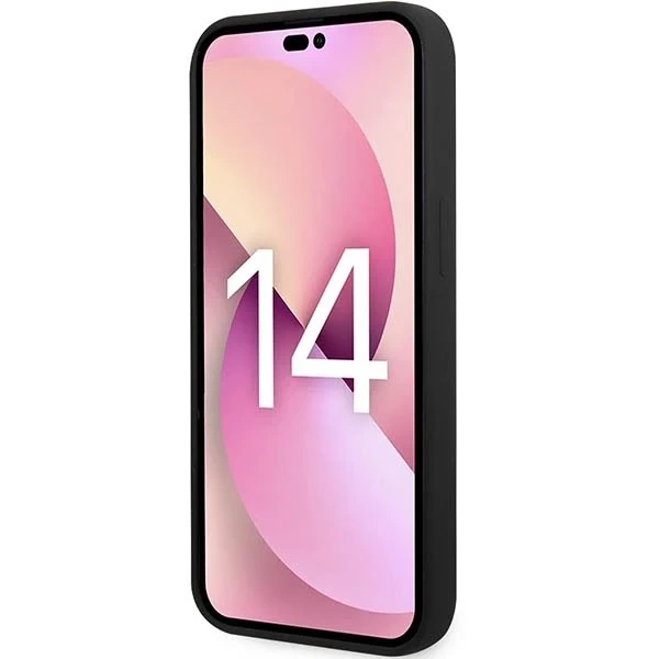 Pevné puzdro Tumi Liquid Silicone pre iPhone 14 čierno/čierne
