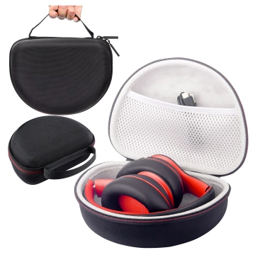 Захисний чохол для навушників JBL Tune 600/510/500/460/450 Alogy Hard Case захисний чохол на блискавці чорного кольору