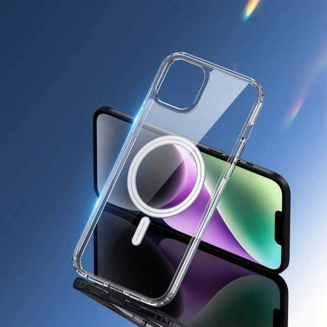 Dux Ducis Clin Hülle für Apple iPhone 15 Plus mit MagSafe – transparent