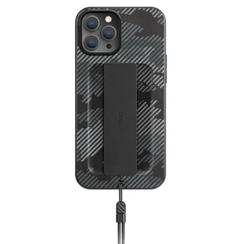 Ochranný kryt UNIQ Heldro pre iPhone 12 Pro Max 6,7" Black Camo/Charcoal Camo Antimicrobial