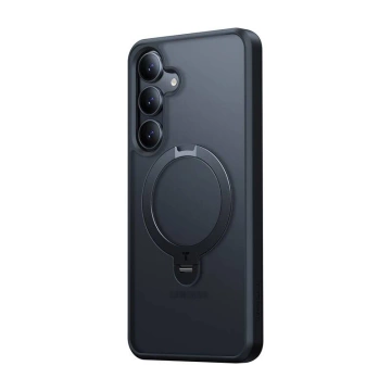 Чохол для Samsung Galaxy S25 чорного кольору Torras Ostand Spin Series