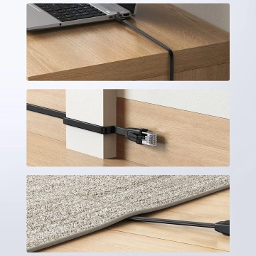 UGREEN LAN Ethernet Cat. 6 0,5 m čierna (NW102)