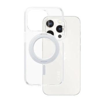 Чохол для iPhone 15 Pro CARE від PanzerGlass Kickstand MagSafe Silver