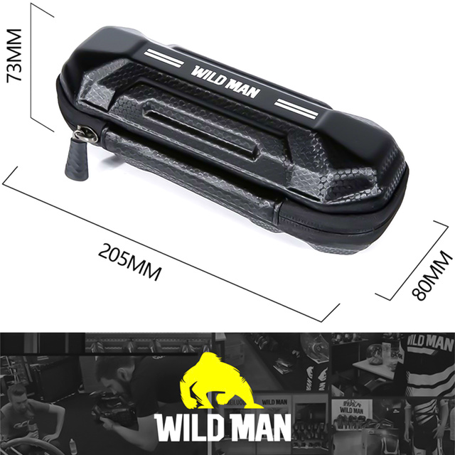 Etui torba sakwa rowerowa Wildman XT11 na rower w miejsce uchwytu na bidon 0,5L Czarna