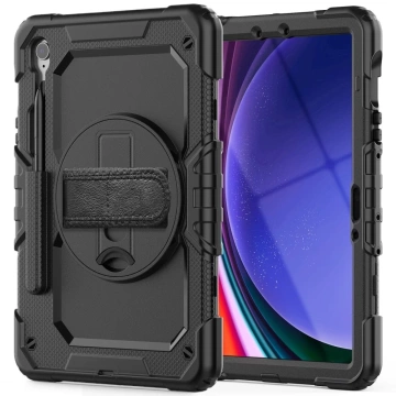 Hülle Solid360 für Samsung Galaxy Tab S9 FE 10.9 X510 / X516B Schwarz