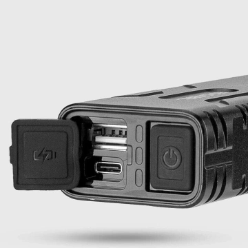 Rockbros 24310002001 světlo na kolo 850 lm s funkcí powerbanky USB-C - USB-A kabel - černý