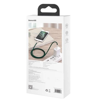 Baseus Cafule USB to Lightning cable, 2.4A, 2m (green)