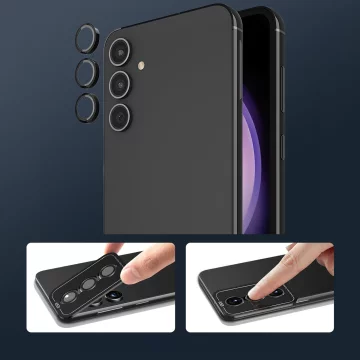 Скло для Samsung Galaxy S23 FE Camera Protector Lens 3mk Lens Protection Pro Black Protective Cover