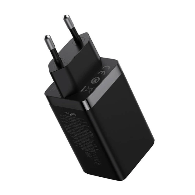 Baseus GaN5 Pro 2xUSB-C USB-Ladegerät, 65 W (schwarz)