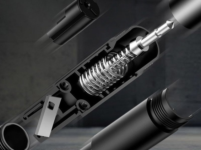 Baseus 2v1 kladivový rozbíjač skla s nožom na rezanie bezpečnostných pásov