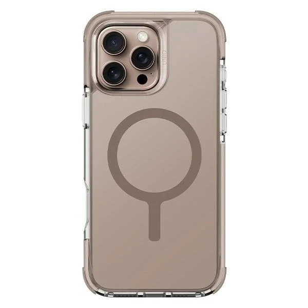 Etui UNIQ Combat pre iPhone 16 Pro 6,3" Magclick Charging Złoty/Taupe Gold