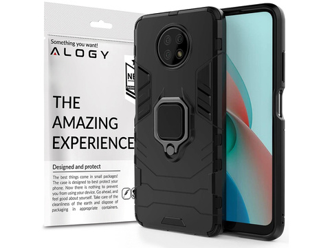 Etui Alogy Stand Ring Armor do Xiaomi Redmi Note 9T/9T 5G czarne