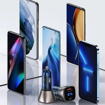 Навантаження USAMS. поодинці. C29 45 Вт 2xUSB-A Fast Charge світло-золотистий/світло-золотистий CC154CC01 (US-CC154)