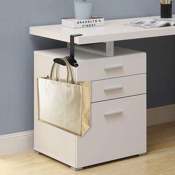 Univerzální držák, věšák, háček na sluchátka Alogy na stůl, deska stolu Černá