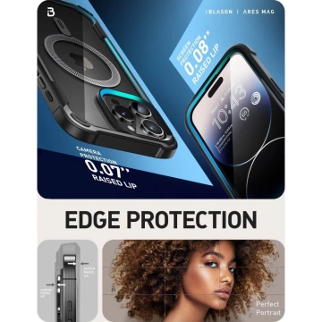 Etui Supcase Iblsn Ares Mag do MagSafe pre iPhone 15 Pro Max čierny