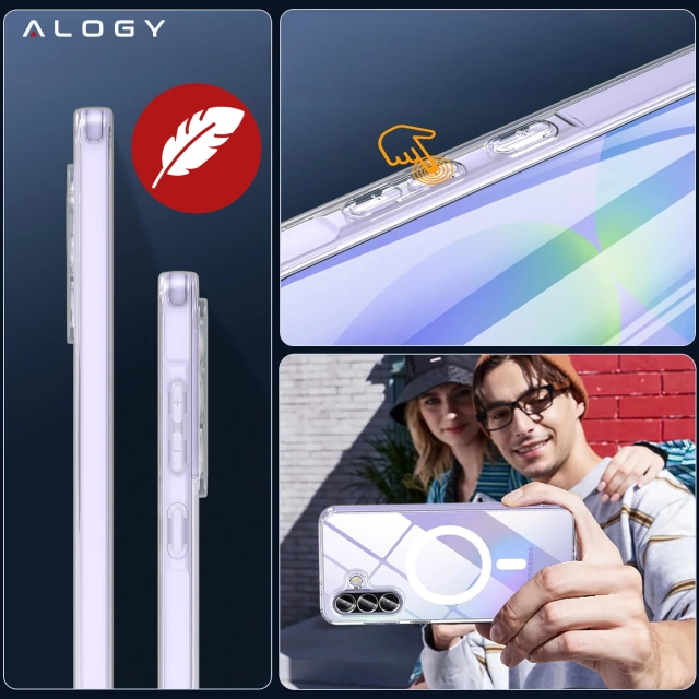 Apple iPhone 16 Pro Max Case Alogy Anti-Shock Hybrid Case for MagSafe Clear